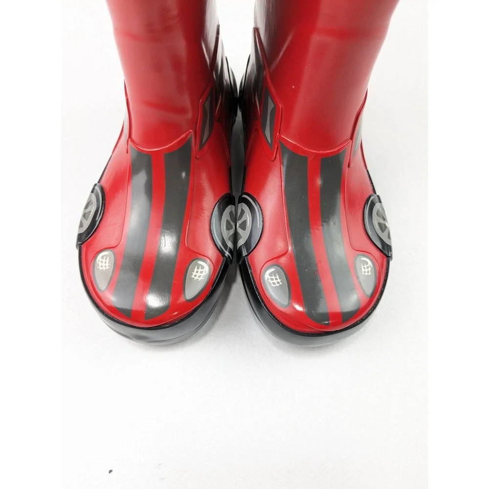 Cat & Jack Red Racecar Wellies